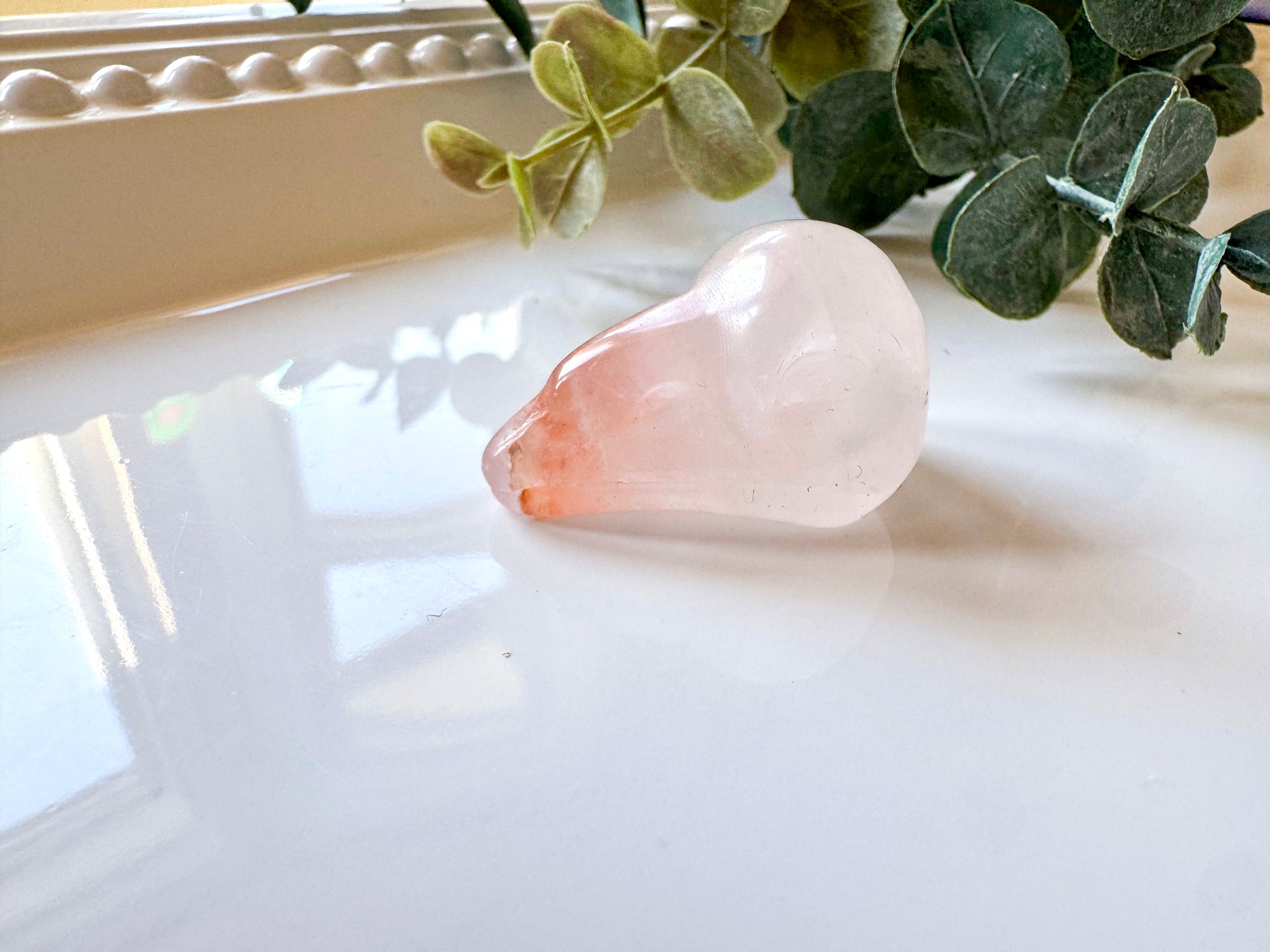 Mini Raven Skull Crystal Carving || 1.25"