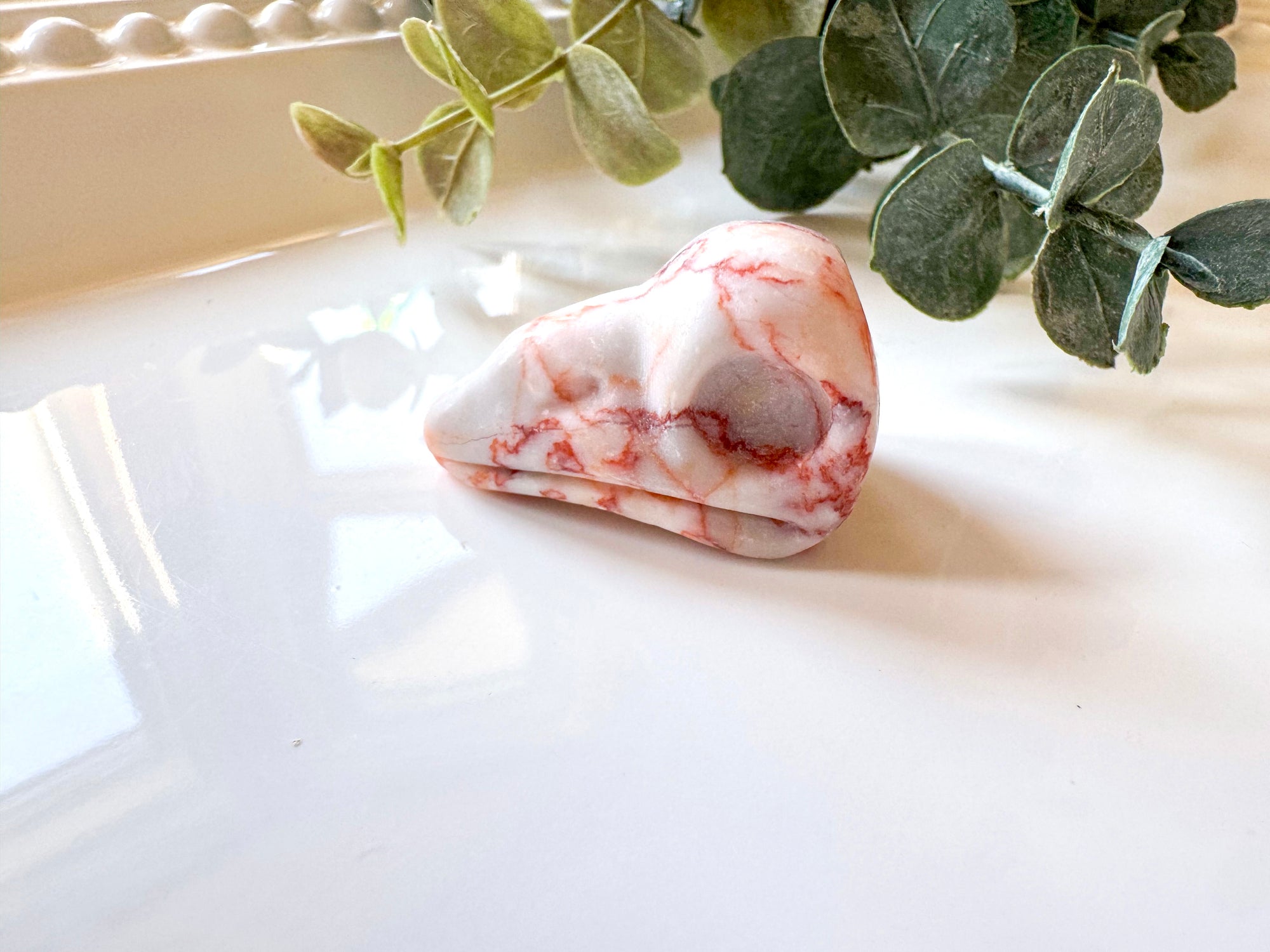 Mini Raven Skull Crystal Carving || 1.25"