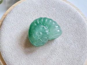 Mini Spiral Shell Crystal Carving