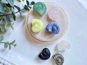 Mini Spiral Shell Crystal Carving