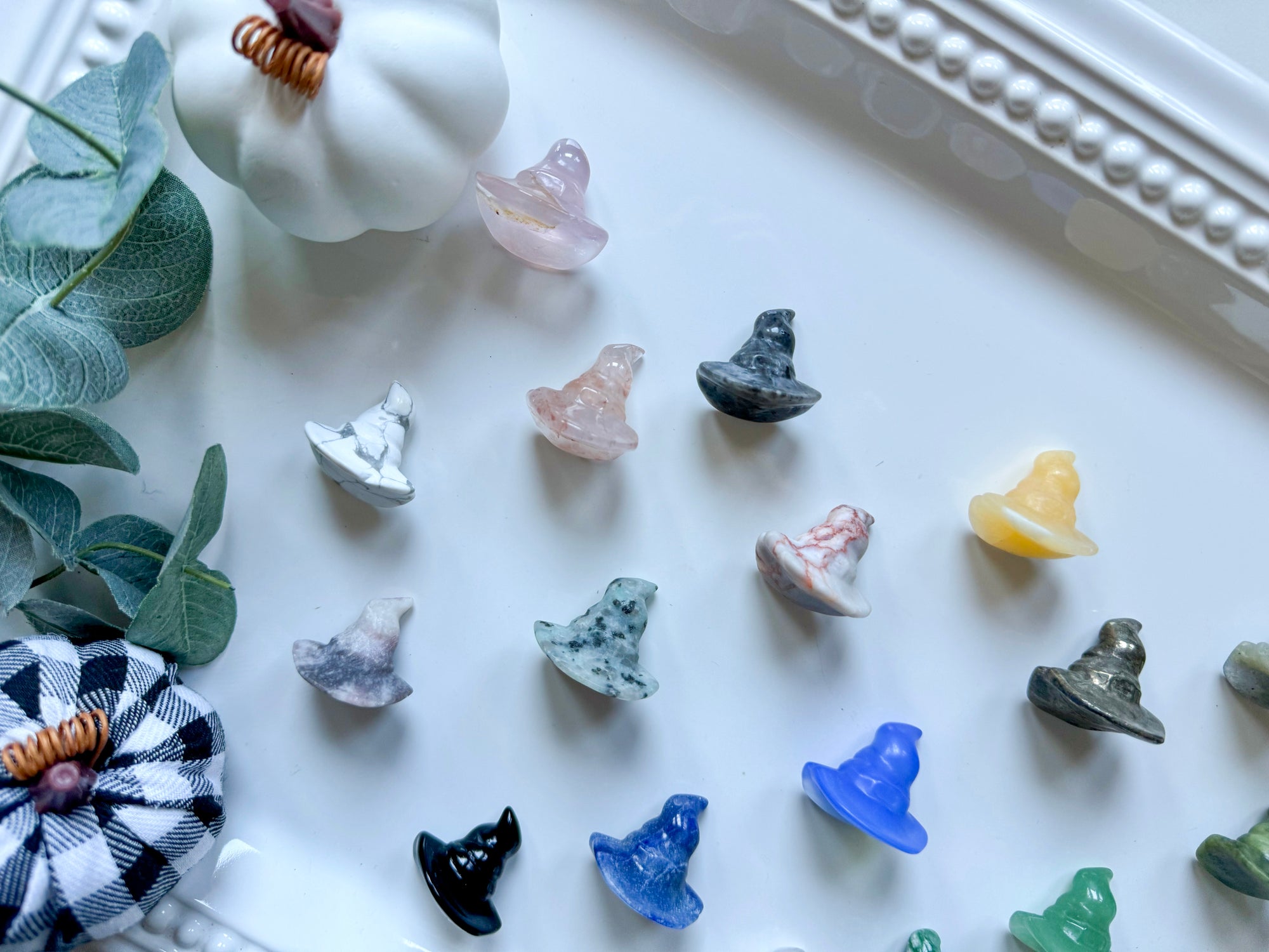 Mini Wizard Hat Crystal Carving