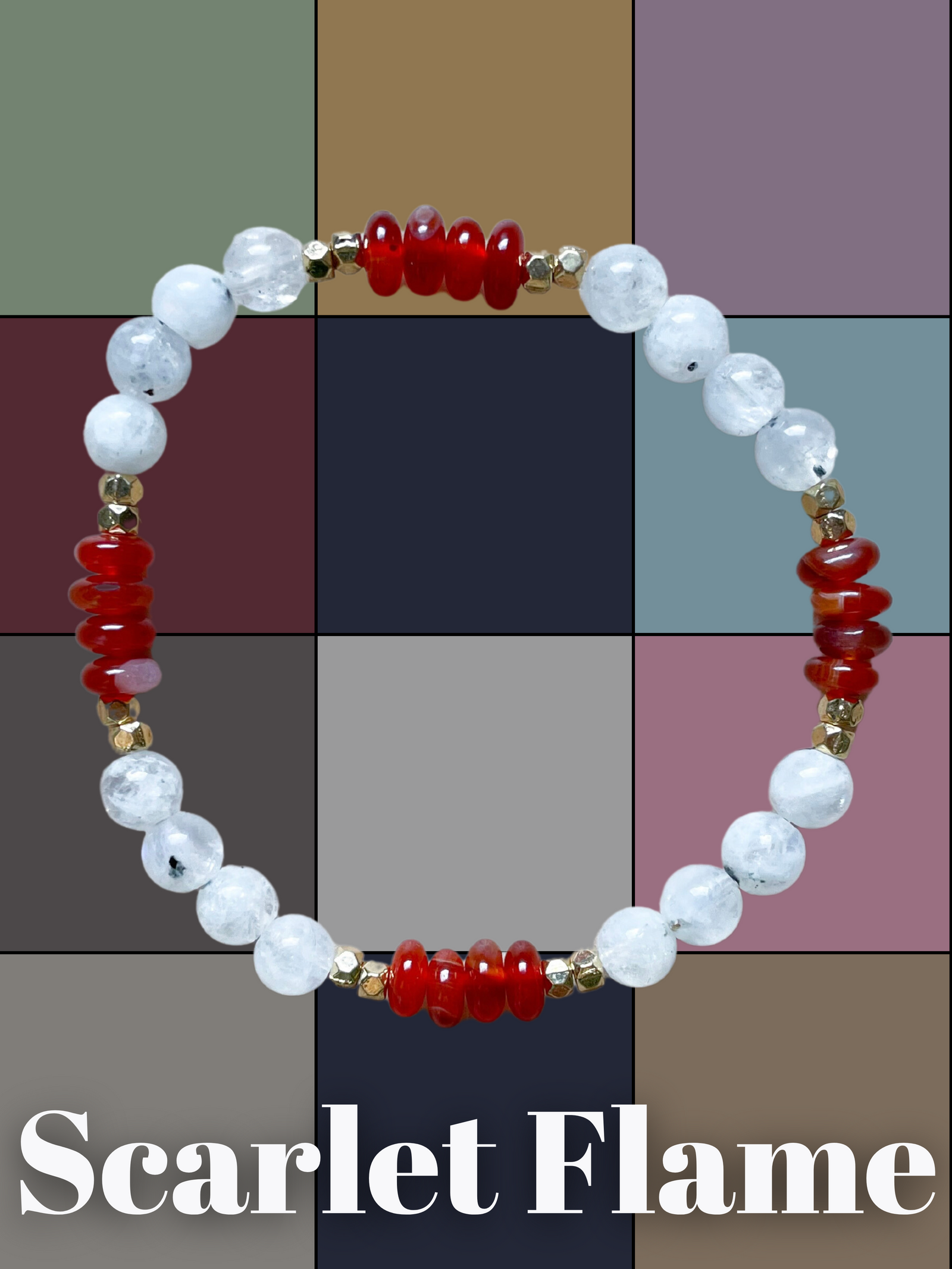 Moments Bracelet Collection - Scarlet Flame 