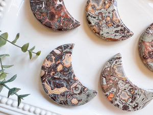 Money Agate Crescent Moon