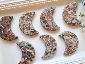 Money Agate Crescent Moon