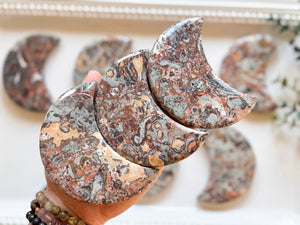Money Agate Crescent Moon