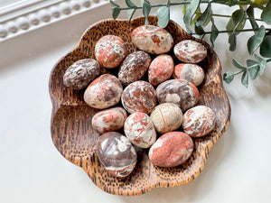 Money Agate Round Tumbled Stone