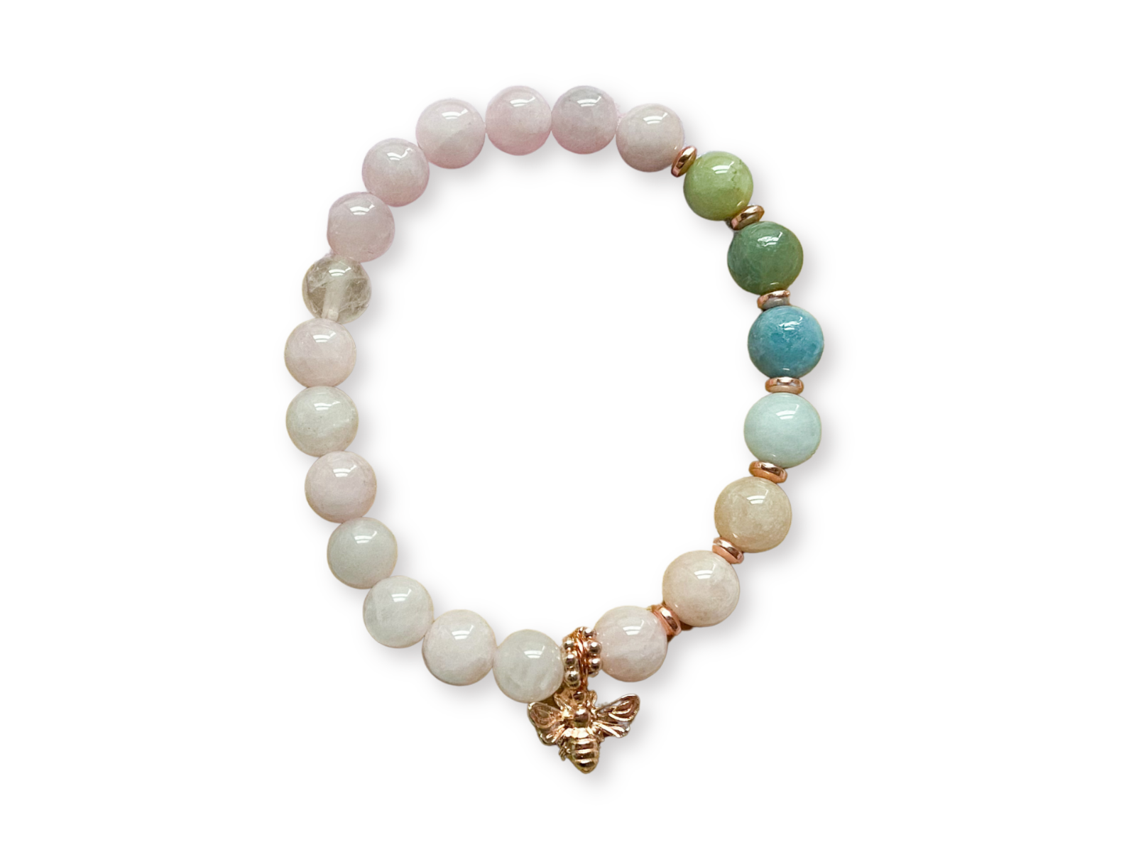 Morganite & Rose Quartz || Reiki Infused