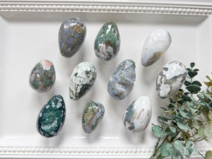Moss Agate Egg