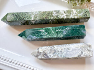 Moss Agate Point || Large