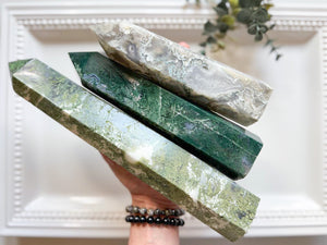 Moss Agate Point || Large