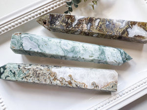 Moss Agate Point || Large