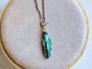 Navajo Turquoise Fetish Pendant