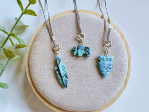 Navajo Turquoise Fetish Pendant