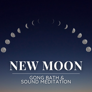New Moon Gong Bath & Sound Meditation with Laurie & Djuro - Wednesday, December 9 7pm-8:30pm
