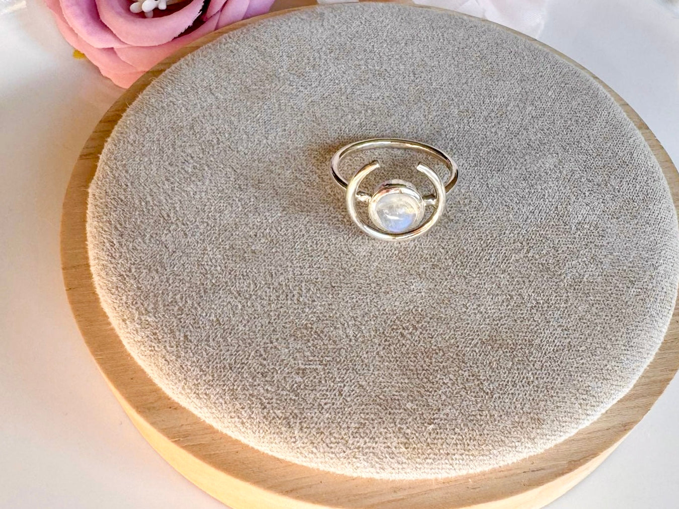New Moon Ring || Moonstone