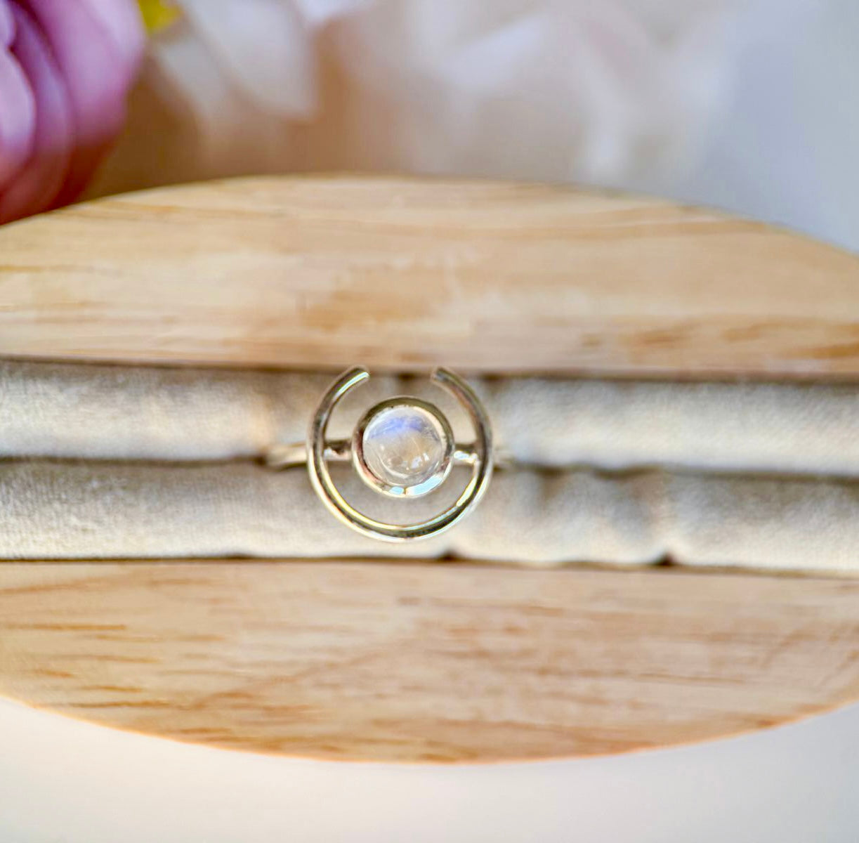 New Moon Ring || Moonstone