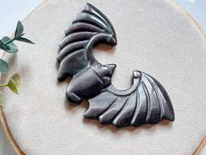 Obsidian Bat Carving