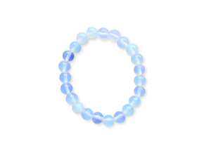 October Bracelet Stack || Opalite, Rainbow Tourmaline & Moonstone Beaded Bracelet || Reiki Infused