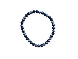 Onyx & Hematite Anklet || Reiki Infused