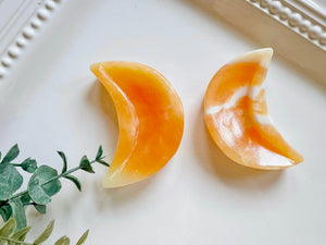 Orange Calcite Dishes