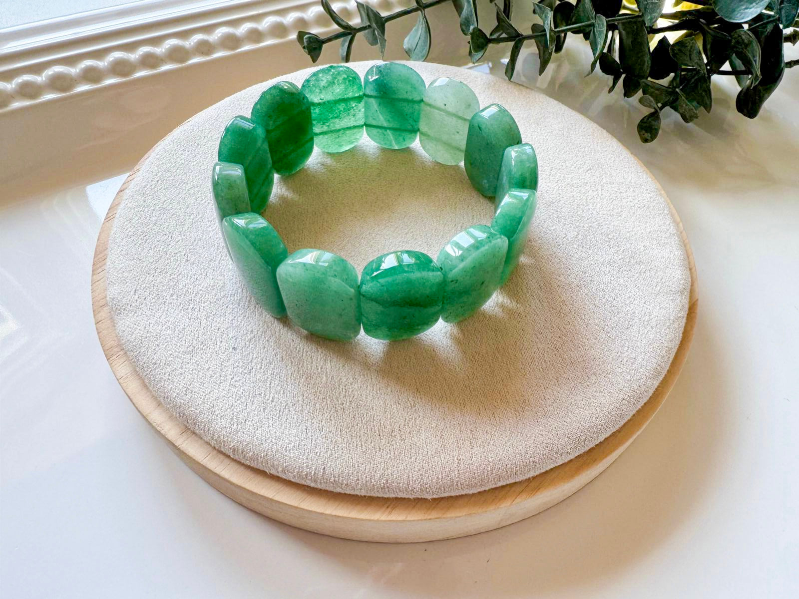 Oval Crystal Bangle Bracelet
