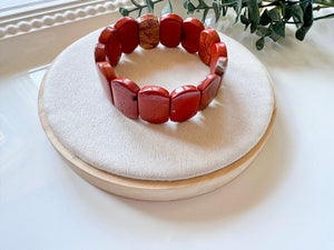 Oval Crystal Bangle Bracelet