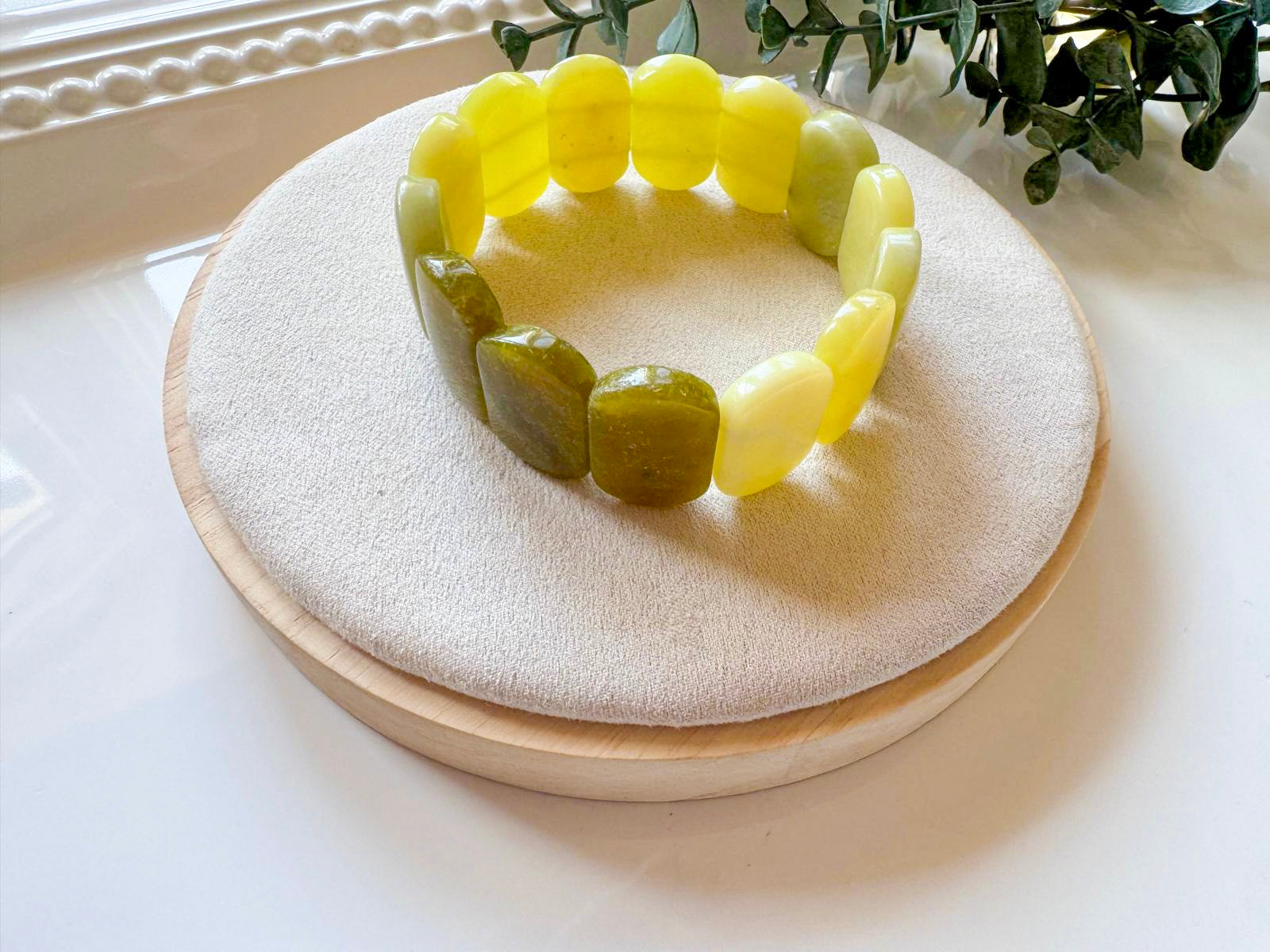 Oval Crystal Bangle Bracelet