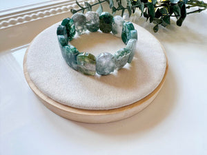 Oval Crystal Bangle Bracelet