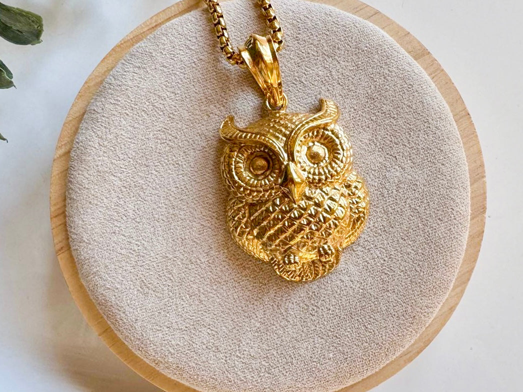 Owl Necklace || Stainless Steel