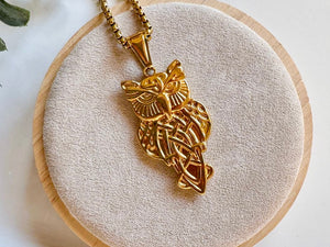 Owl Necklace || Stainless Steel