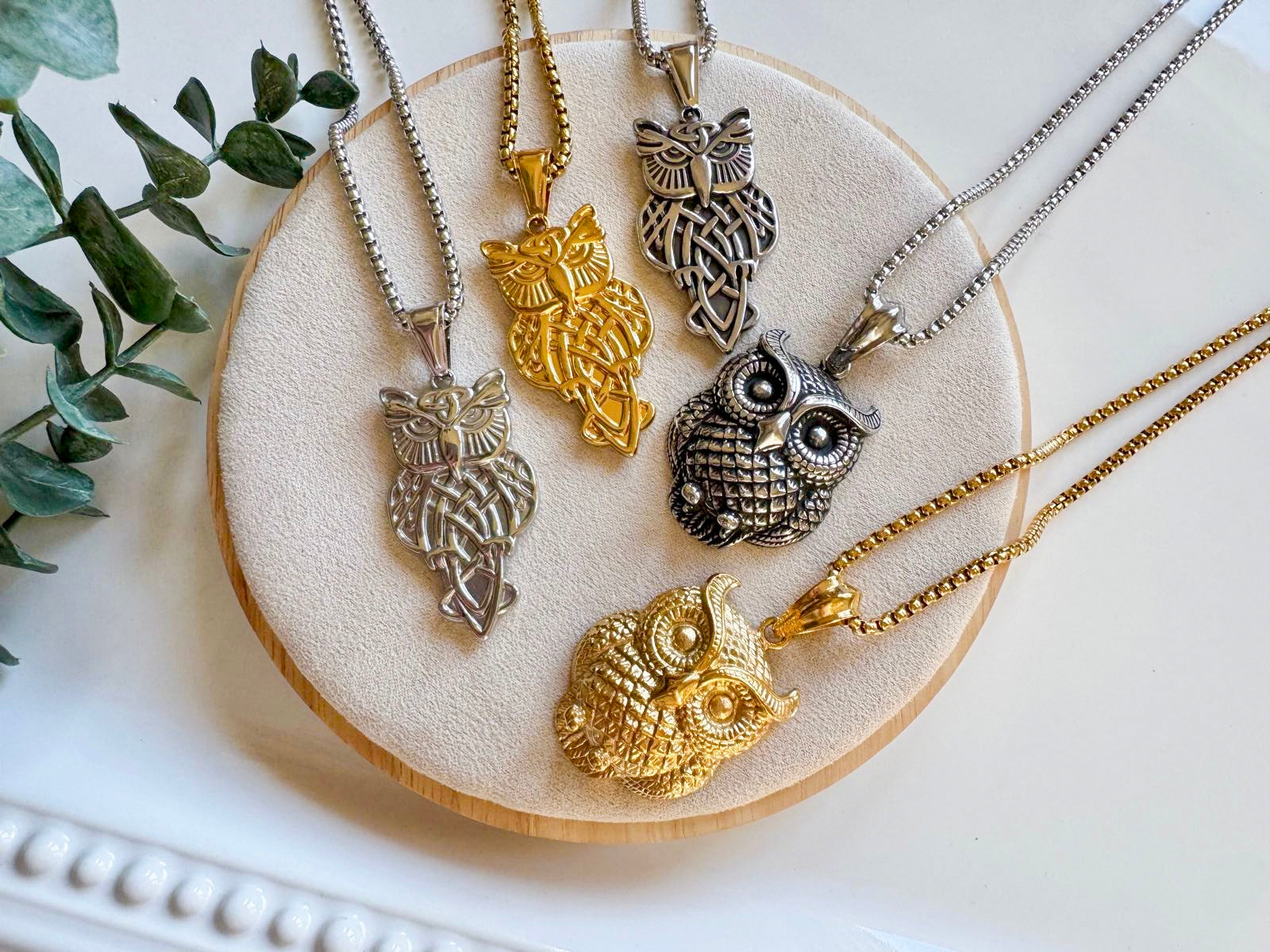 Owl Necklace || Stainless Steel