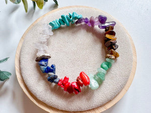 Crystal Chip Bracelet