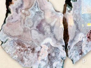 Pink Amethyst Wings on Stand || Showpiece