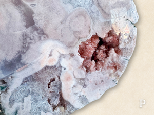 Pink Amethyst Wings on Stand || Showpiece
