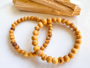Palo Santo Wood Bracelet || 6mm or 8mm