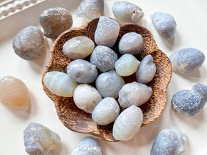 Panda Agate Tumbled Stone