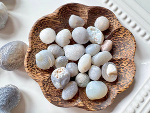 Panda Agate Tumbled Stone