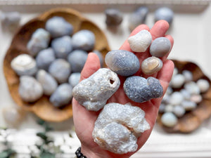Panda Agate Tumbled Stone