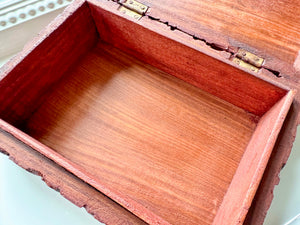 Peace Wood Box Carving