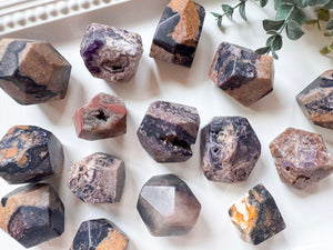 Petrified Fluorite Root Faceted Freeform