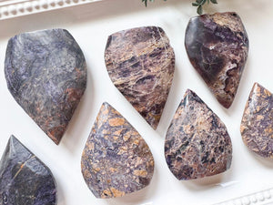 Petrified Fluorite Root Flame