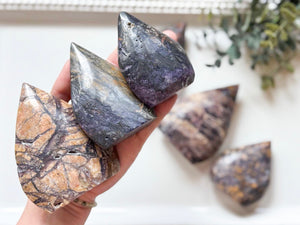 Petrified Fluorite Root Flame