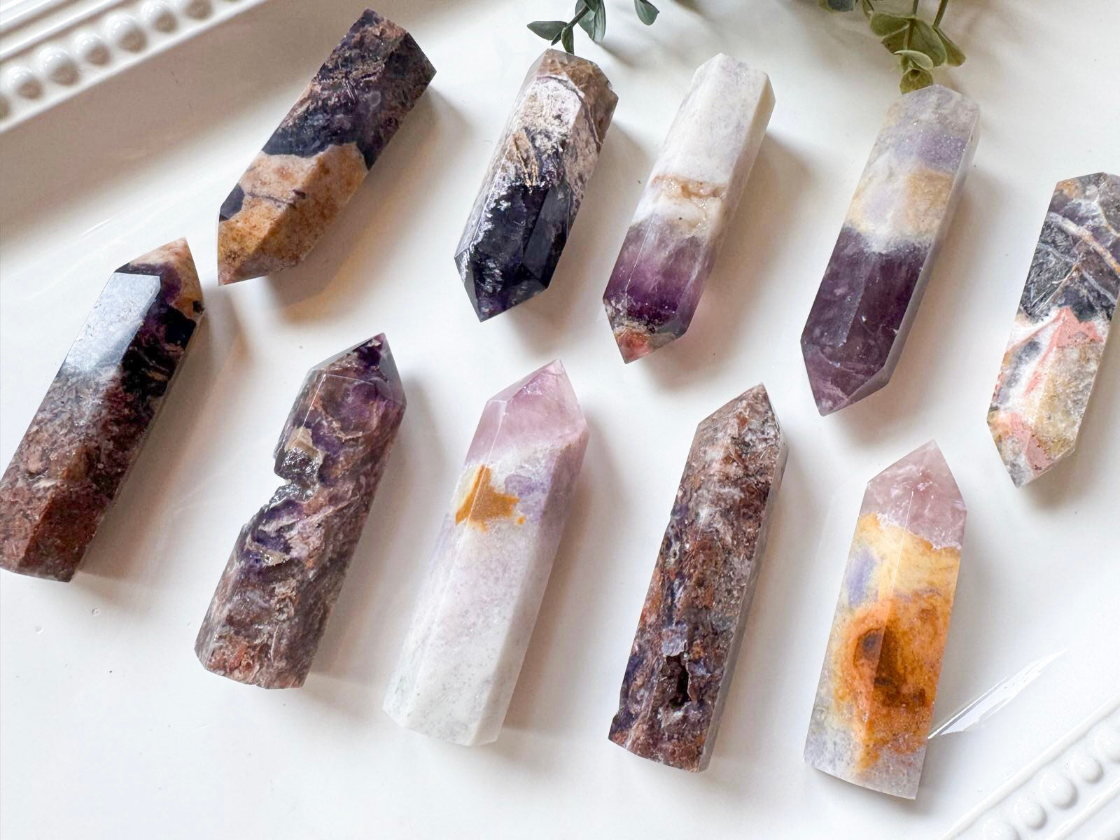 Petrified Fluorite Root Point