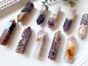 Petrified Fluorite Root Point
