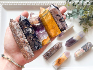 Petrified Fluorite Root Point