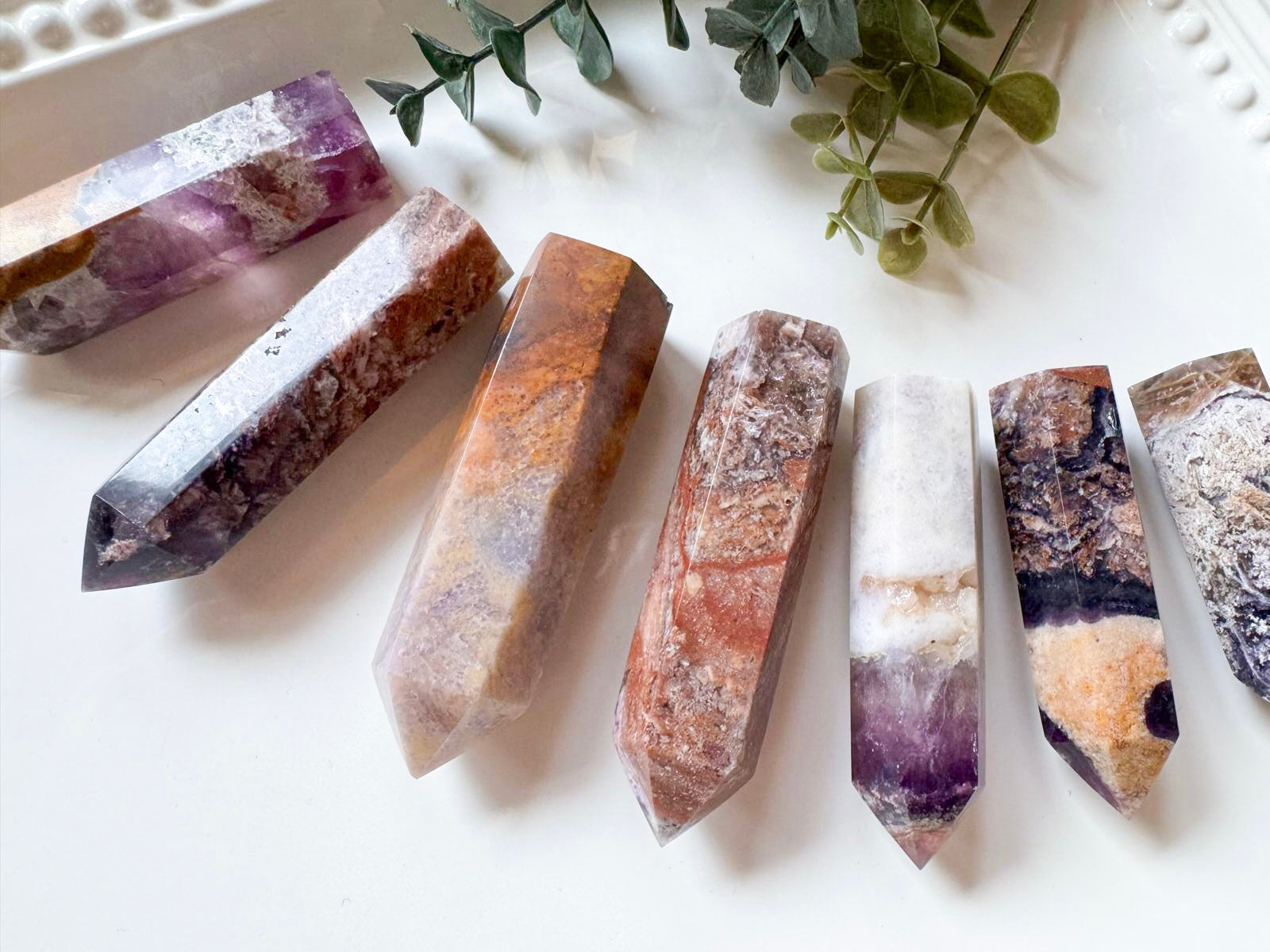 Petrified Fluorite Root Point