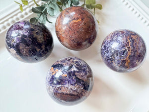 Petrified Fluorite Root Sphere