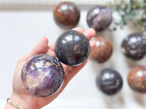 Petrified Fluorite Root Sphere