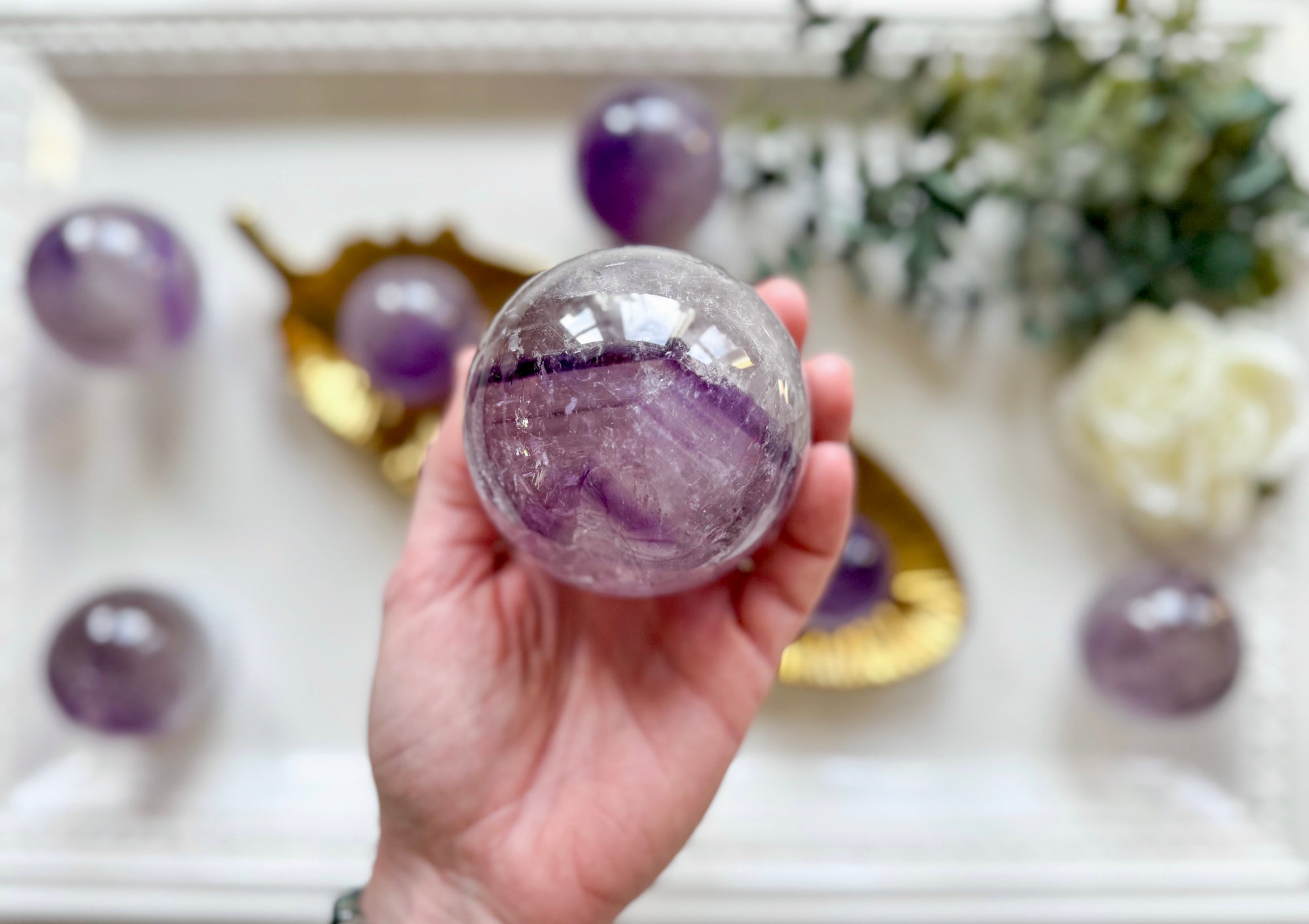 Phantom Amethyst Sphere || Brazil