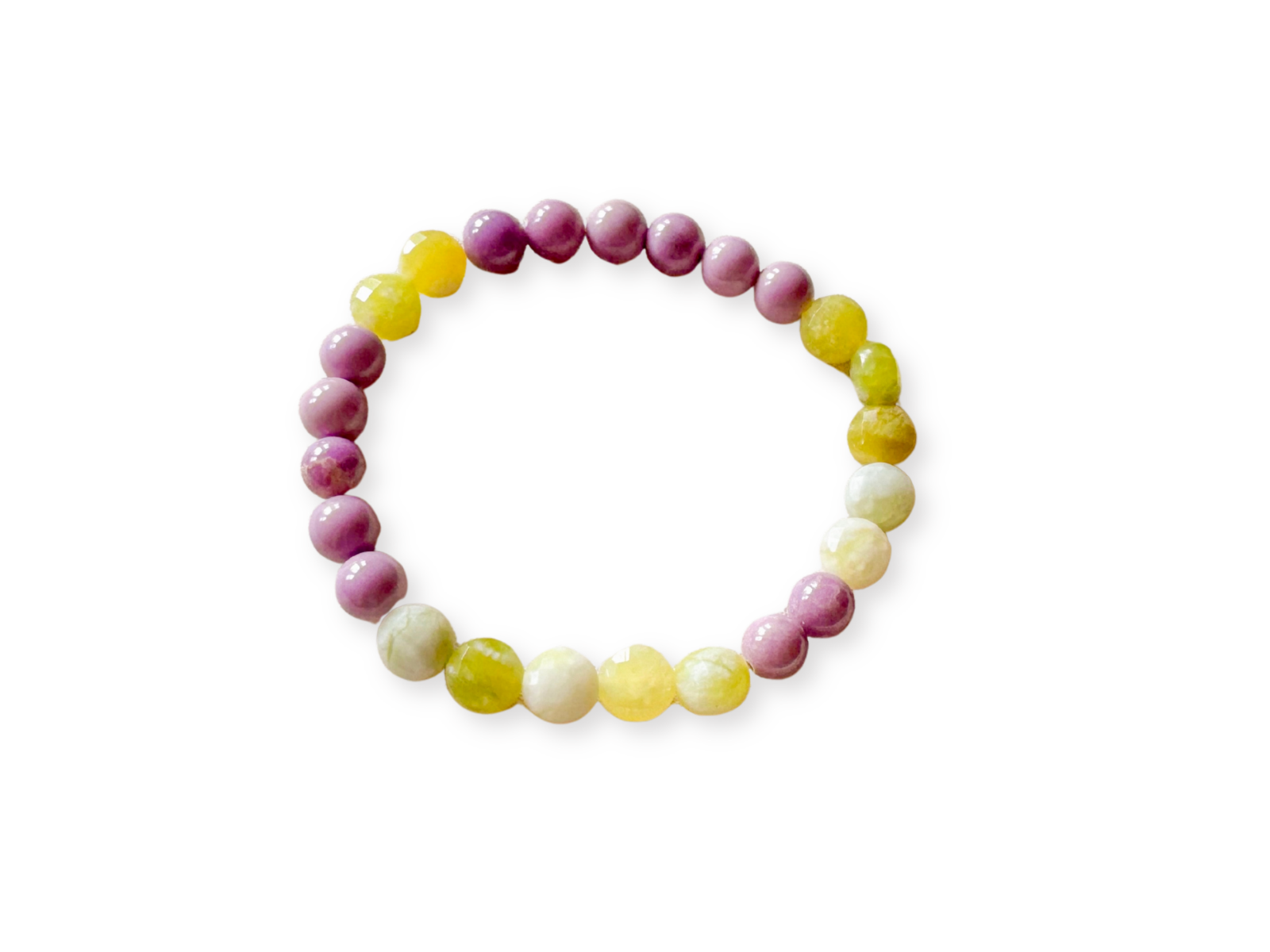 Autumn Equinox Carnelian, Garnet, Yellow Opal Beaded Bracelet || Reiki Infused